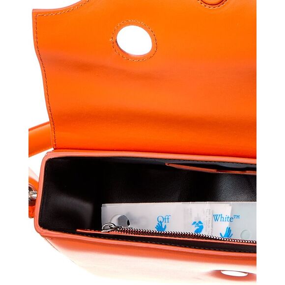 Off-White™ Burrow Leather Shoulder Bag (Authentic Pre-Loved) - Picture 4 of 5